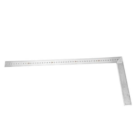 90 Degree Ruler, Straight Edge Ruler, 50cm/19.7in Woodworking Assistant Marking DIY For Woodworking Measure