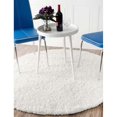 thumbnail image 3 of Nuloom 7'10" Round Machine Made Shag Rug in White, 3 of 5