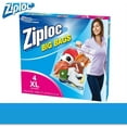 Ziploc Jumbo Storage Bags, Double Zipper Seal & Expandable Bottom, XL