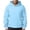 Sky Blue, variant on TQWQT Mens Solid Pullover Hoodie Drawstring Hooded Sweatshirt with Kangaroo Pocket and Ribbed Cuffs Casual Long Sleeve Basic Top Fall Clothes Orange S
