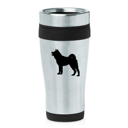

16oz Insulated Stainless Steel Travel Mug Akita (Black)