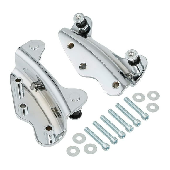 XFMT Chrome 4-Point Docking Hardware Kit For Harley Touring Road King Street Glide Road Glide Electra Glide Ultra Classic 2009-2013