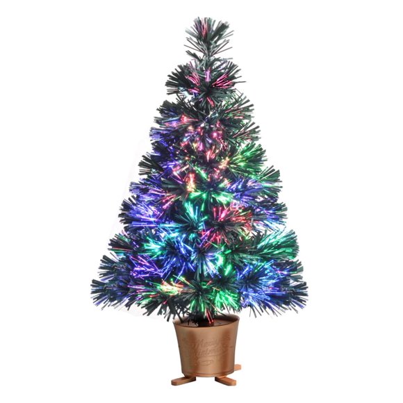 Minimesa Christmas Tree e Crafty, preiluminada, 60 cm, con luces