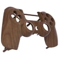 thumbnail image 3 of eXtremeRate Brown Wood Grain Patterned Custom Faceplate Cover, Replacement Front Housing Shell Case Compatible with ps4 Slim Pro Controller JDM-040/050/055 - Controller NOT Included, 3 of 5