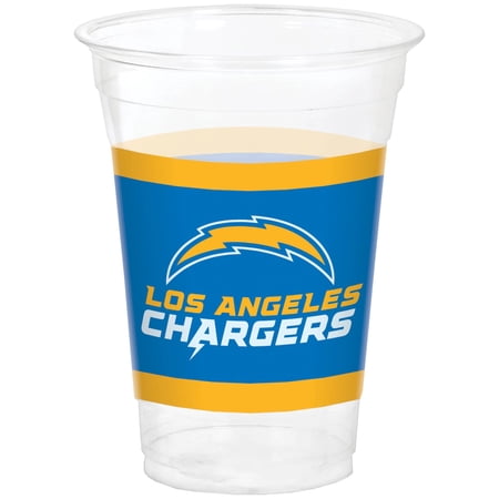 Los Angeles Chargers 16oz NFL Plastic Party Cups – 25 Count Pack