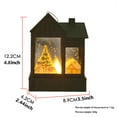 thumbnail image 2 of Michellecmm Christmas Night Lights with Hanging Loop Retro House Santa Claus Luminous Decorative Ornaments for Home Holiday Decor, 2 of 5
