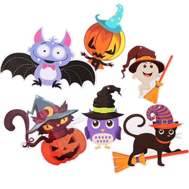 Decoraciones para fiestas de Halloween PVC Decoración en espiral de Halloween Pancartas de feliz Halloween para el hogar Escuela Oficina Suministros para fiestas infantiles Decoración VOMONO ZefeiWu 8390613820143