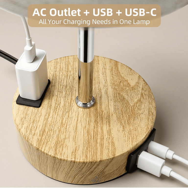 IJIL Touch Table Lamp with USB Charging Port photo 7