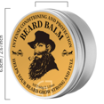 thumbnail image 3 of Beard Wax 60G Men's Beard Styling Moisturizing Shaping Care Beard, 3 of 7