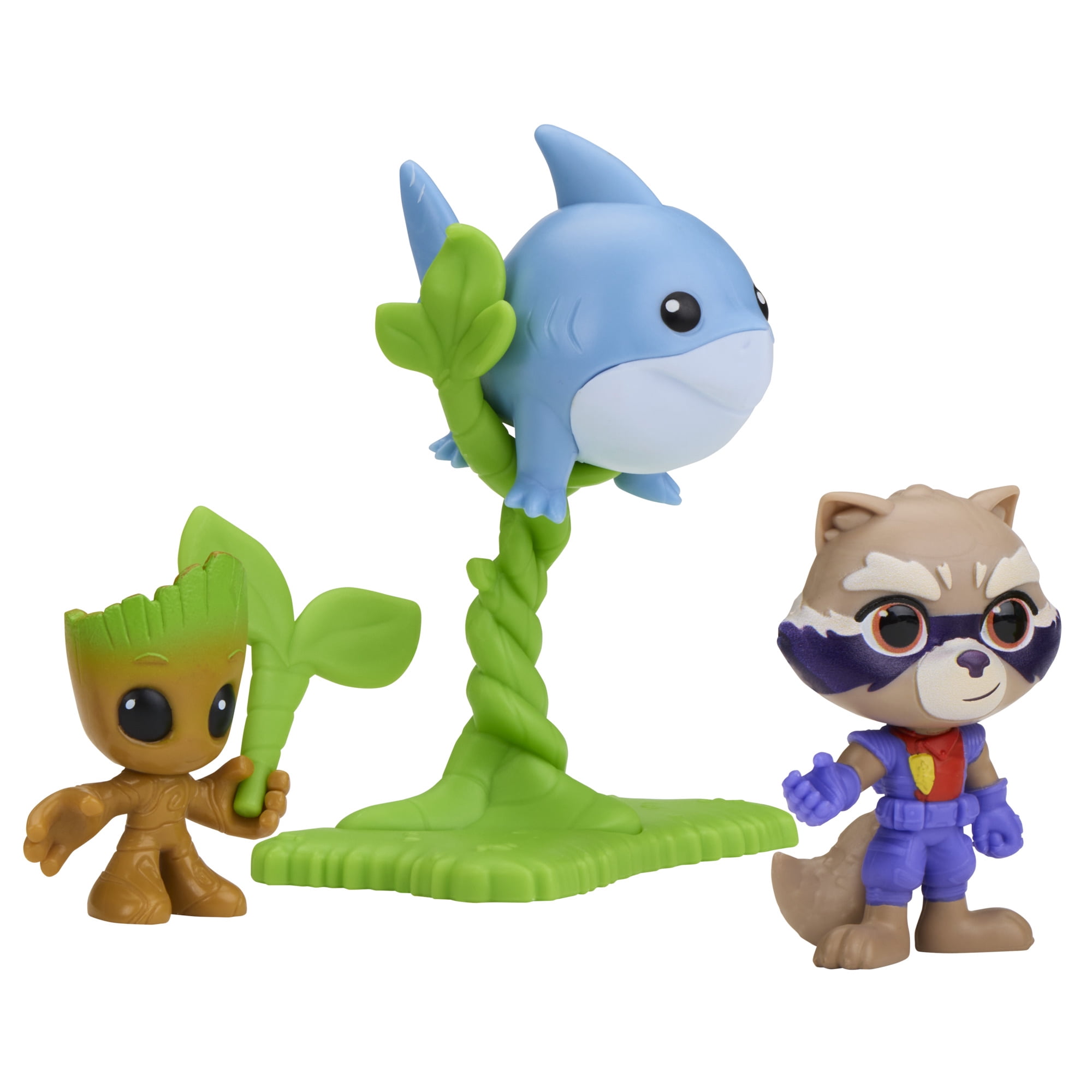 Marvel Spidey and his Amazing Friends Marvel’s Rocket, Groot, and Jeff The Land Shark