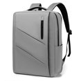 thumbnail image 1 of Mochila de viaje para computadora portátil para hombres Mochila de mano Bolsas de mano impermeables Puerto de carga USB anti-mochila, se adapta a computadora portátil de 15.6 pulgadas - Negro, 1 of 5