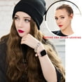 thumbnail image 4 of DOPI Fashion Long Curly Hair Hat Wig One Knit Hat Wool Curl Corn Perm Curl, 4 of 5