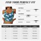 thumbnail image 5 of Fotbe Blue Lotus Flower Sujetador Deportivo Largo sin Aros para Mujer con Almohadillas y Soporte Medio, Transpirable y Absorbente, Camiseta Tipo Chaleco o Tank Top-Medium, 5 of 8