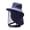 Blue, variant on Mosquito Head Net Hat Wide Brim Insect Protection Hat Breathable Sun Hat for Fishing Gardening Hiking Camping