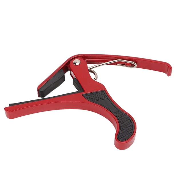 Guitar Capo Set, Guitar Capo Easy To Use With Guitar Picks For Mandolin Red
