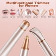 thumbnail image 4 of Afeitadora facial 3 en 1 para mujer ZARRSON, impermeable y recargable, 4 of 8