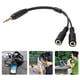 thumbnail image 4 of Adaptador divisor de auriculares con micrófono de 3,5 mm 1 TRRS macho a 2 TRS hembra Y cable de audio Ndcxsfigh  Para estrenar, 4 of 8