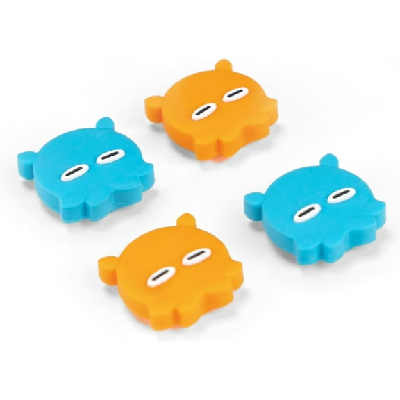 GeekShare Thumb Grip Caps Soft Joystick Cover for Nintendo Switch/OLED/Lite 4PCS Sleepy Octopus