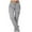 Gray, variant on JINMGG Summer Fall Womens Pants Plus Size Women's Casual Loose Pocket High-waisted Loose Pants Leggings for Women