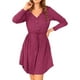 thumbnail image 3 of Txlixc Vestido casual de primavera para mujeres, botón de cuello V de color sólido Txlixc moda, 3 of 8
