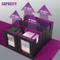 thumbnail image 3 of Caja de almacenamiento de tarjetas coleccionables Kabinka 5 en 1 para 400 tarjetas, 3 of 6