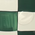thumbnail image 4 of Yayeee Shower Curtain with Hooks 72"x72" Waterproof Fabric Bathroom Hanging Decor, Green and White Plaid Pattern, 4 of 5