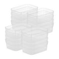 thumbnail image 1 of Sterilite Medium Storage Trays for Desktop and Drawer Organization, 48 Pack, 1 of 9