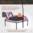 thumbnail image 4 of Trampolin Fitness Ejercicio Brincolin Con Barra Agarradera Jumping Aeróbicos 94x101 Cm Color Rosa Blick, 4 of 5