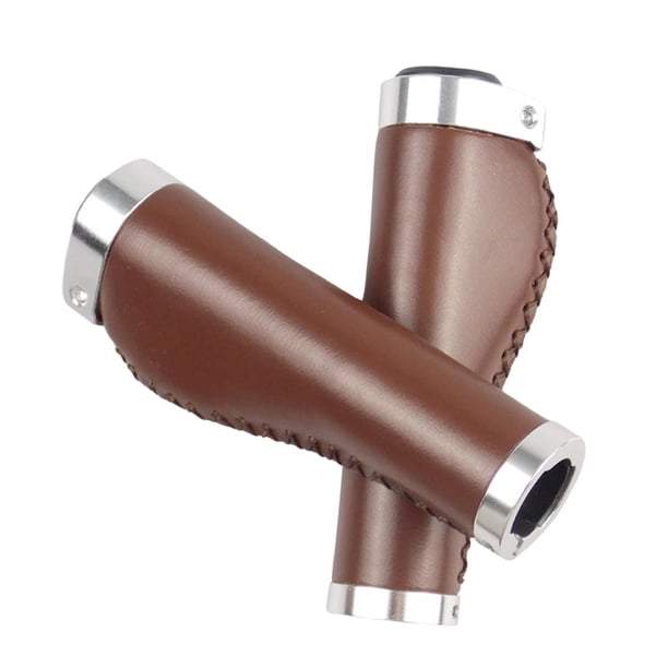 2x empuñaduras de bicicleta empuñaduras de manillar ID.22,2mm barras rectas planas empuñaduras de choque ligeras empuñaduras de bicicleta empuñaduras C