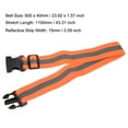 thumbnail image 2 of Unique Bargains High Visibility Reflective Belt Bands Strip Reflective Gear Orange, 2 of 5