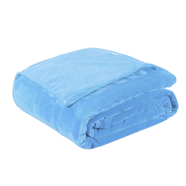 CRAFTHROU Heat Blanket Flannel Blanket Winter Camping 1Set Blue