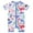 Purple, variant on Baby Outfits Boy Girl Summer Newborn Infant Button Cartoon Dinosaur Floral Kimono Jumpsuit Short Sleeve Playsuit Loungewear Pjs Sleepers Pajamas Onesie Romper