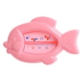thumbnail image 1 of Termómetro de agua para bañera de plástico ABS con forma de pez rosa, 1 of 3