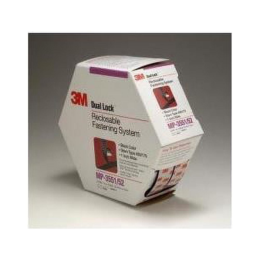 3M Dual Lock Reclosable Fastener MP3551/MP3552 400/170 Black, 1 in x 4.9 yd .23 in, 5 per case Boxed