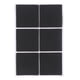 thumbnail image 1 of 12 topes de goma autoadhesivos para muebles, protectores de suelo y almohadillas antideslizantes (cuadrados), 1 of 5