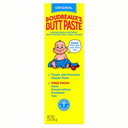 Boudreaux's Butt Paste Original Diaper Rash Ointment, 3 oz