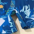 thumbnail image 7 of mgoYE Toddler Swimsuit with Hat for Boys Girls, Sleeveless Swim Suit|Dark Blue 5-6 Years, 7 of 7