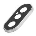 thumbnail image 4 of Phone Lens Protector, Rear Camera Protective Film 360° Protection 3D Cutting Aluminum Alloy Frame  For  X/XR For  X Black Silver, 4 of 8