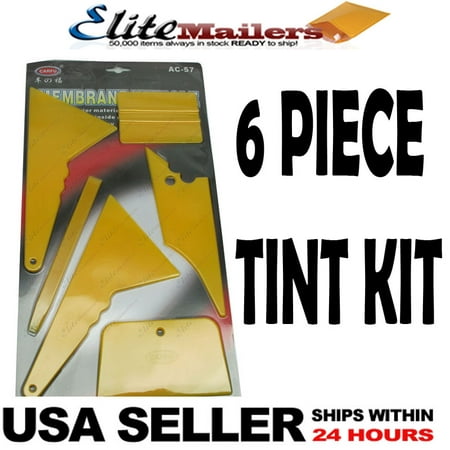 7pc Window Tint Tool Kit Auto Car Wrap Film Tinting Squeegee Razor Blade