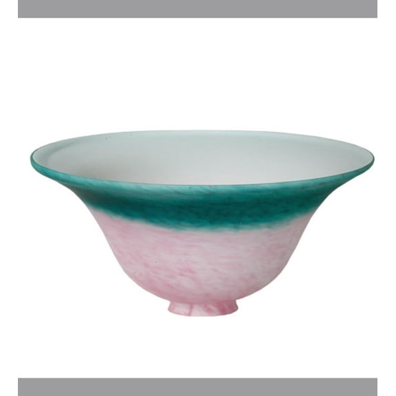 Meyda Tiffany 14632 Pate-De-Verre 4" Tall Lamp Shade - Pink