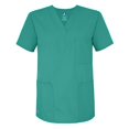 thumbnail image 2 of Adar Universal Unisex Scrub Set - Unisex V-Neck Scrub Top & Tapered Drawstring Scrub Pants, 2 of 7