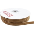 thumbnail image 4 of QIANF Cinta de terciopelo caqui vintage, 3/8 pulgadas x 25 yardas, 4 of 4