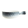 thumbnail image 1 of 1Pack Ceramic Baking Bowl Gray Blue Oval with Handle for Home Use and Restaurant Use, 1 of 9