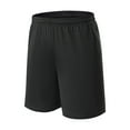 thumbnail image 2 of Ymyiu Elastic Waist Shorts for Men Mens Golf Shorts Stretch with Pocket All Day Comfy Lightweight Casual Work Hiking Shorts for Men Summer Size M(Black, M), 2 of 6