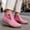 Hot Pink, variant on Men’s Slip-On Orthopedic Leather Boots,Men’s Leather Slip-On Driving Boots,Men Side Zipper Orthopedic Shoes for Driving Hiking(Black, 8.5)