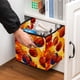 thumbnail image 5 of Caja de juguetes plegable con asa y diseño de baloncesto, 27,5 x 26,7 x 27,9 cm, gran capacidad, 5 of 6