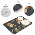 thumbnail image 3 of Yayeee Dish Drying Mat for Kitchen Counter 16"x18" Microfiber Absorbent Pad, Halloween Skeletons, 3 of 7