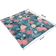 thumbnail image 3 of Pioneer Flower Floral Print Pattern Blanket,Comfortable Soft Flannel Throw Blanket,All Season,Warm Lightweight Blankets for Sofa Bed Couch Living Room Chair,50"x60", 3 of 4