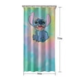thumbnail image 5 of Waterproof Cartoon Movie Shower Curtain for Cartoon Lovers,36x72 Inch Polyester Unique Cartoon Shower Curtain for Bathroom Hotel Home Bathtub Accessories Decor with 7 Plastic Hooks, 5 of 6