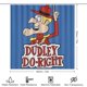thumbnail image 2 of El show de Dudley Do-Right-theme 4-Piece Shower Curtain Set with Rugs, Waterproof Bathroom Decor Set Includes Bath Mat, U-Shaped Rug, Toilet Lid Cover and Curtain with Hooks, 2 of 6